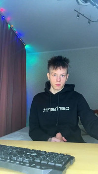Het snel en ruw aaien totdat mijn hele hand bedekt is