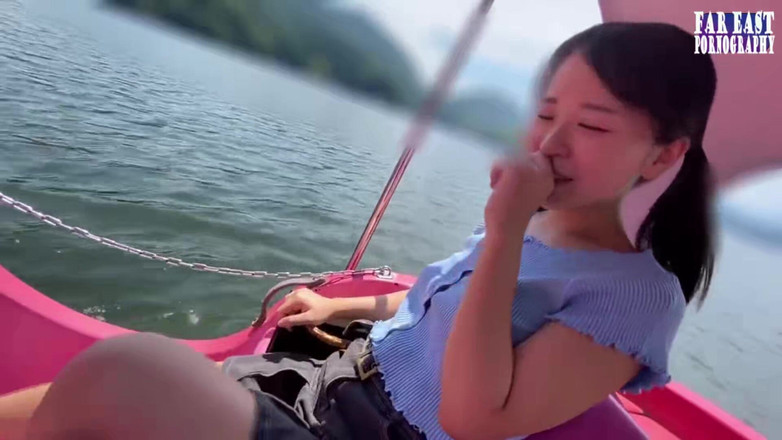 Far East pornography: Sonne geküsst, F-cup-Nervenkitzelritt mit einer spermaliebenden schönheit auf einem wilden,...