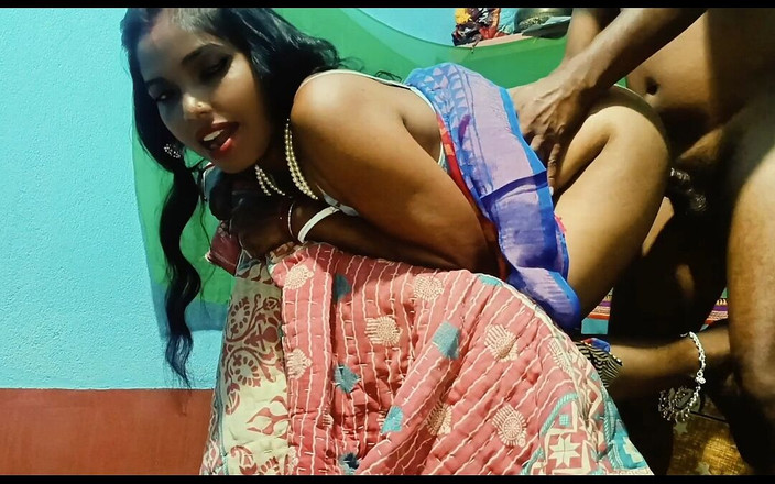 Somausha: Dorptante neukt en pijpbeurt door haar stiefzoet met audio