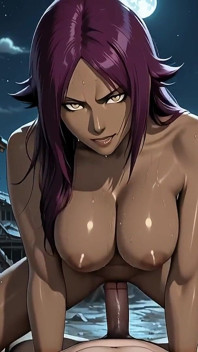 เงาเย้ายวนของ Yoruichi ในความเพรียวบาง (วิดีโอ ai)