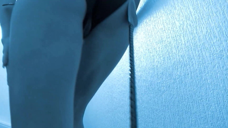 German BDSM MMV: Německá scéna dominance - Blondýnka ve fetišovém vybavení