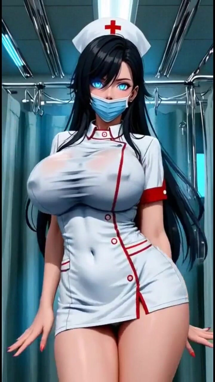Hot girl dancing: Heißer krankenschwester-tanz (ai animation)