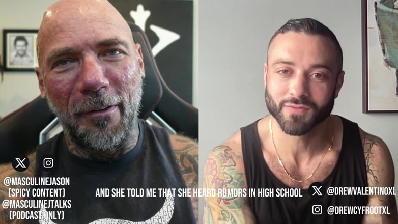Raw and Uncensored with Masculine Jason: Mărturisiri de vedete porno - Drew Valentino (episodul 208)