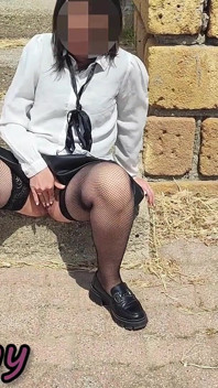 Stepsister Caught! Masturbating on Public Seaside Promenade - Strangers Watching!