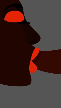 Baise mes lèvres avec ta tête de pénis - asmr silencieux de 21 minutes