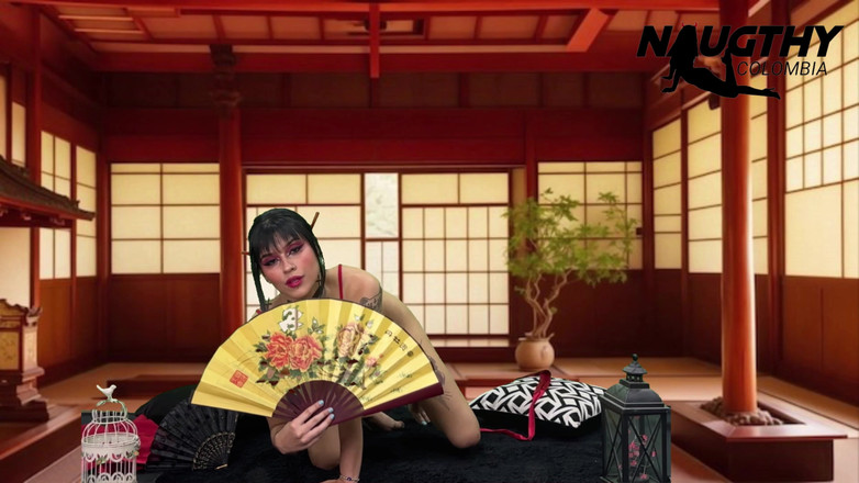 NaughtyColombia: Güzel latin geyşa güzel amının tadını çıkarıyor