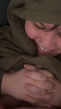 Lazy Homemade Titty Fuck for Our End of the Month Bonus Lol