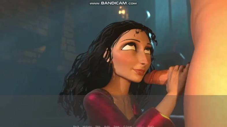 Divide XXX: 3d nsfw satisfaz mamãe Gothel
