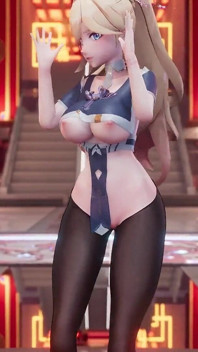 [mmd] calze nere erotiche marionette in uniforme