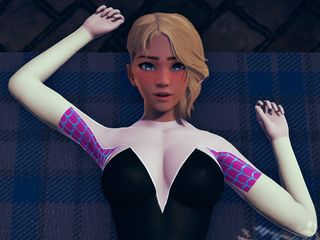 Waifu club 3D: Gwen Stacy的美丽痛苦