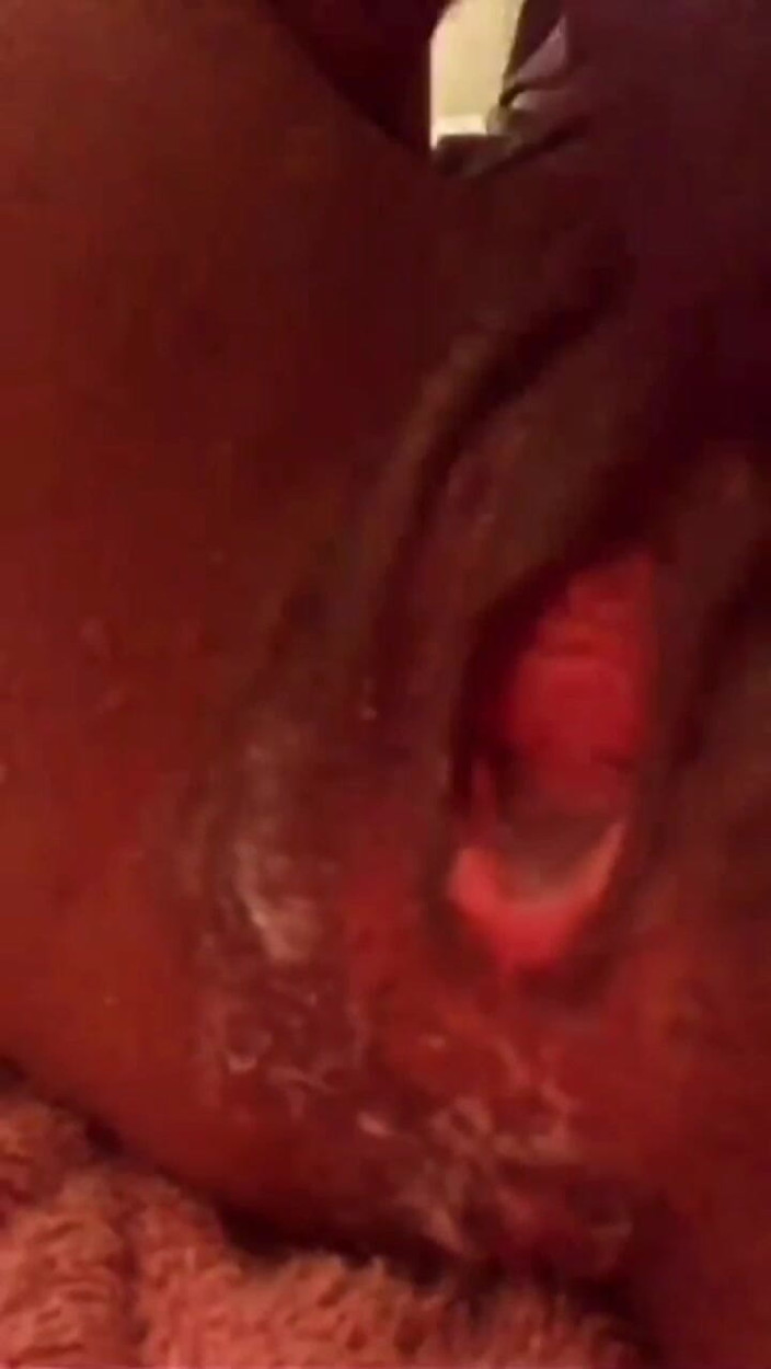 Freaky relatives: Jamaican Girl Sky Creams on Vibrator