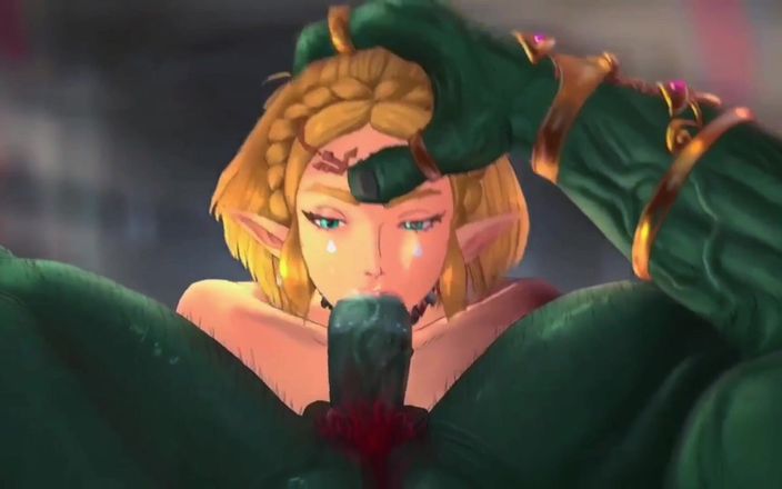 Velvixian_2D: Princess Zelda Blowjob