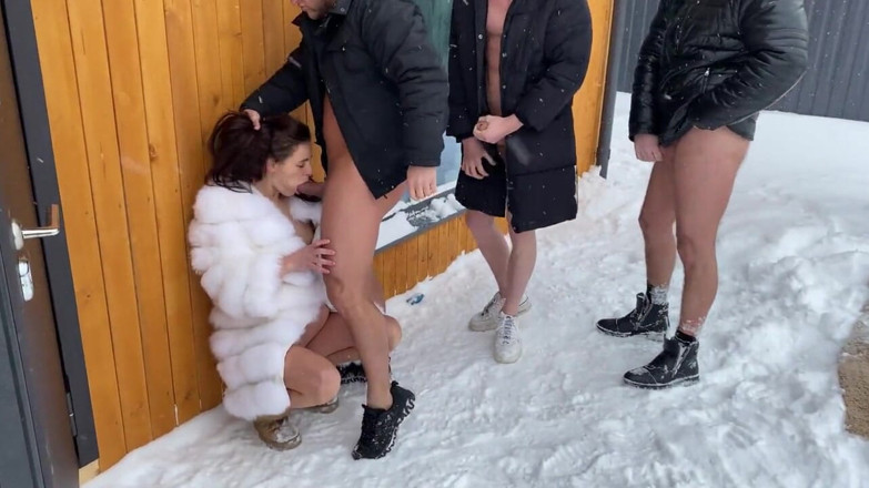 Kate Rich studios: A Group of Guys Banging a Pregnant Woman Outside in...