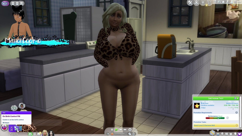 Manor Cookie: Sims 4, caprices fouettées mouffées - a de nouvelles animations et ils...