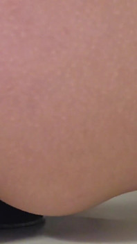 Anal Dildo Masturbation with White Socks