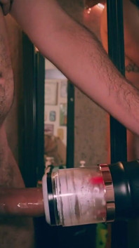 Big Uncut Cock Latino Camilo Brown Fucking Fleshlight Shooting a Big Load and Eating His Own Cum