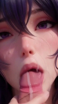 3d Anime workfreak, 5 million Views Special, blue haired Anime Girl in Parkbench gets fucked and masturbates
