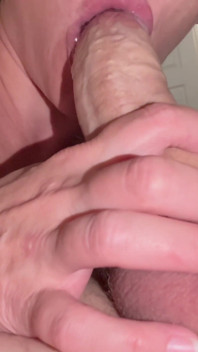 Messy Cumplay Blowjob