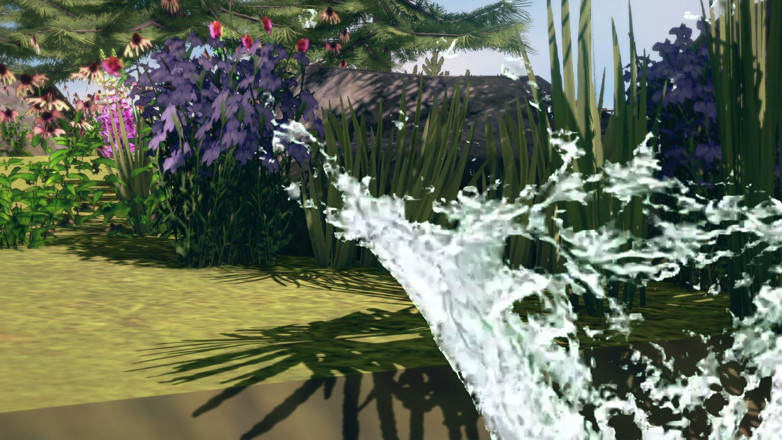 Fantasy king: Două fete frumoase care se joacă într-un lac mă invită la...