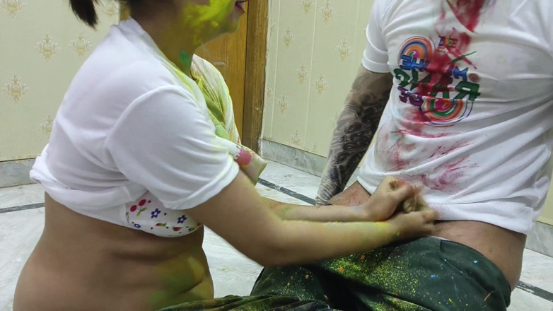 Hornycouple149: Holi Special: Sara Anal Sex in Holi Festival Enjoyed Huge...