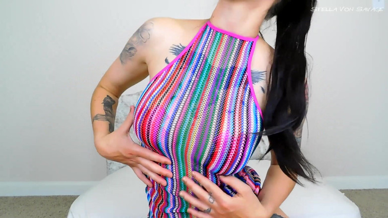 Stella Von Savage: Rainbow rovina il tuo orgasmo - istruzioni per masturbazione