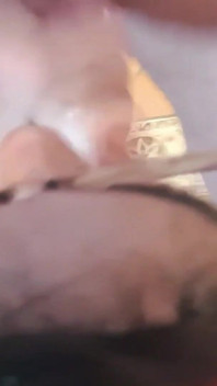MILF with Glasses Gives a Blowjob with Cumshot