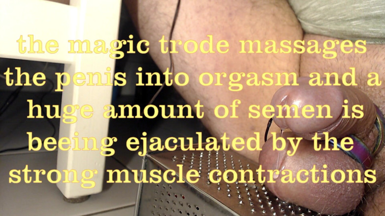 Gaylectrician: E-stim klaarkomen (vanaf de zijkant)