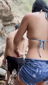 After Classes I Went to the River... I Met a Stranger and Fucked Him Outdoors in Colombia.