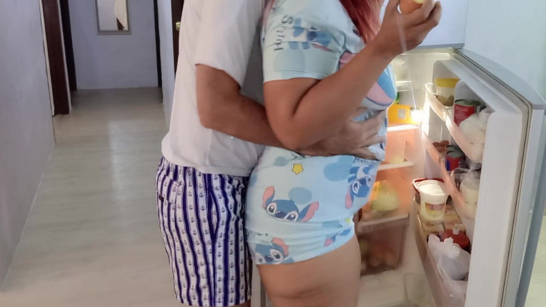 Gina Halime: Big Ass Stepmom Gets Fucked Unexpectedly While Checking Her Fridge
