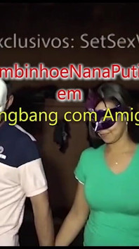 Nanabukkake y Chatty - Parte 1-3 - En Gangbang Con Amigos