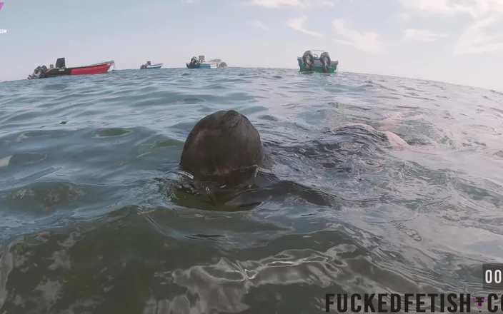 Fucked fetish: Caribbean Sea Receives Goddess Breathplay Mask Diving Glass