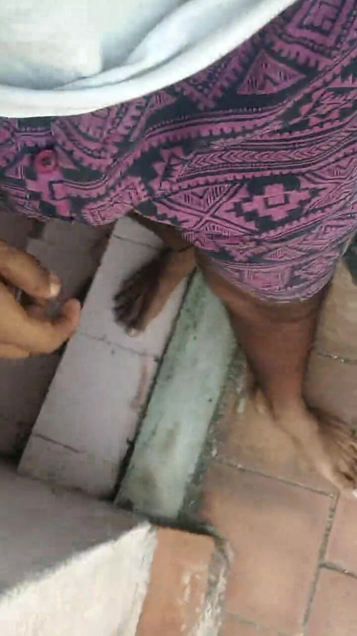 Tamil10inchesbbc: Tamil 10 polegadasbbc sexy show de terraço aberto