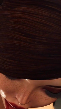 Ciasna seksowna brunetka lubi ruchać się z dużym czarnym kutasem