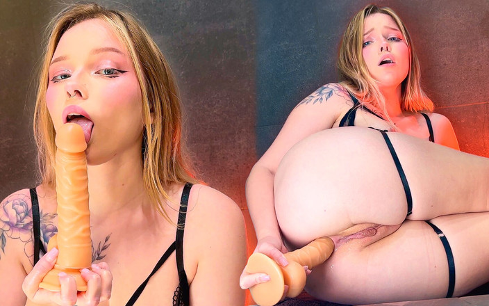 LesanaMild: Šukání a výstřik do zadku! - roztahování análu, stříkání, creampie dildo