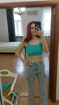 I Knitted Myself a Top and a Sweater, Bragging 4