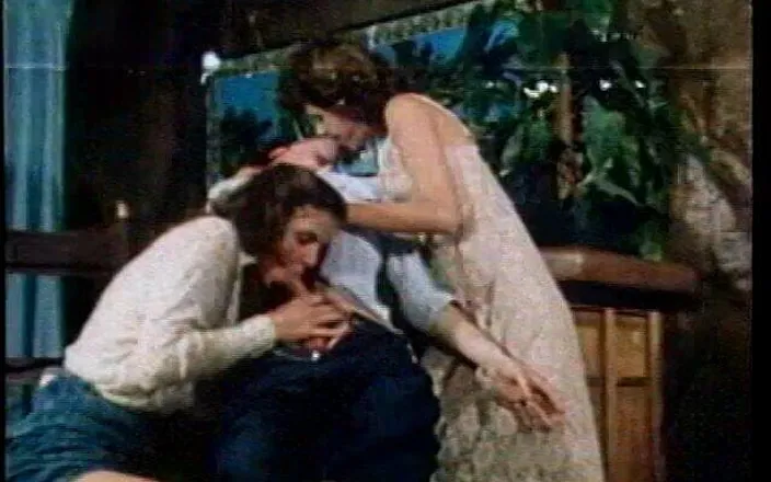 Old Good Porn: Horny Lesbian Raises Her Skirt and Gets Her Wet Pussy...