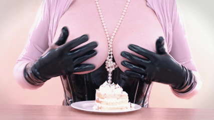 Arya Grander: Food fetish and femdom verbal humiliation