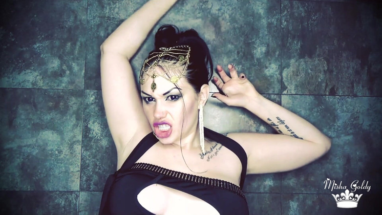 Goddess Misha Goldy: Dark Goddess Feeling an Insatiable Hunger!