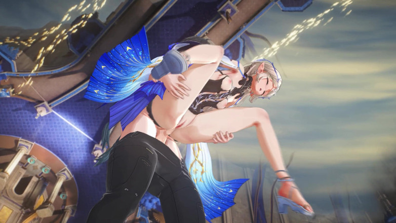 PixelAftDark: Cartethyia, séance de baise intense - Wuthering Waves, animation hentai 3D (rdreamer)