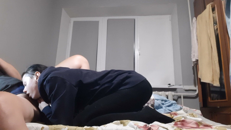Lesbian-illusion: I Quickly Cum in Her Mouth, but She Doesn’t Stop...