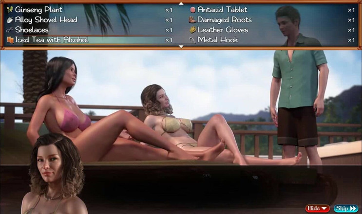 Dirty GamesXxX: Treasure of Nadia: fiesta de bikini en el patio trasero...