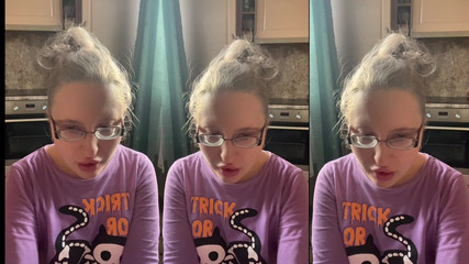 FinDom Goaldigger: Ağır çekim ile asmr çiğneme ses efekti 