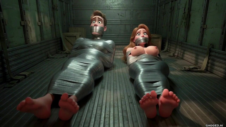 Gagged AI Cartoons: Meet the Millers