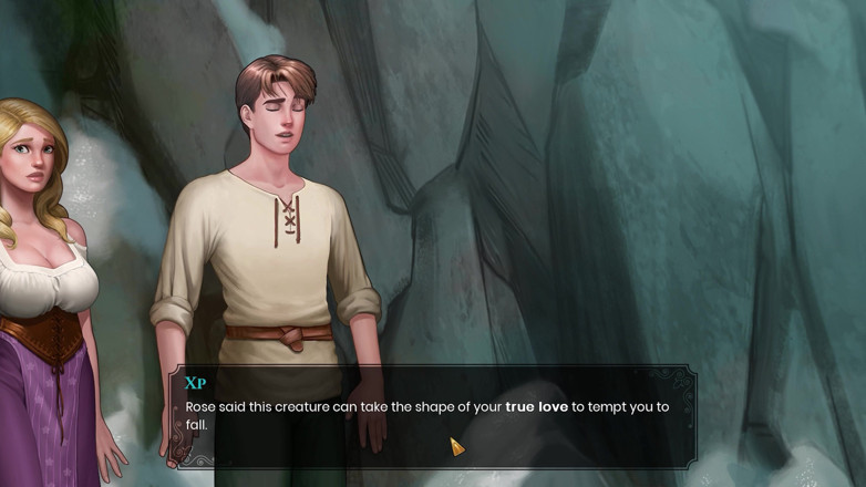 Porny Games: Apa yang lagenda v0.4.01 - Bercinta dalam gua (7)