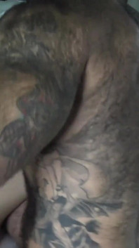 Hairy Muscle Bear Fucks Young Latin Hole