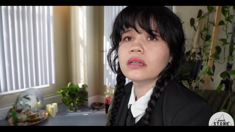 Andre Stone: Wednesday Addams Takes Huge Cock &amp; Load Ft. Yhivi