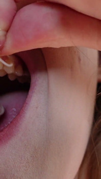 I Clean My Teeth with Dental Floss