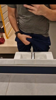 At the Gym Without Underwear Is Fun!