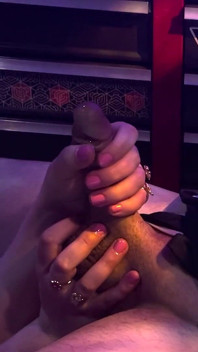 Cums Twice - Handjob and Creampie