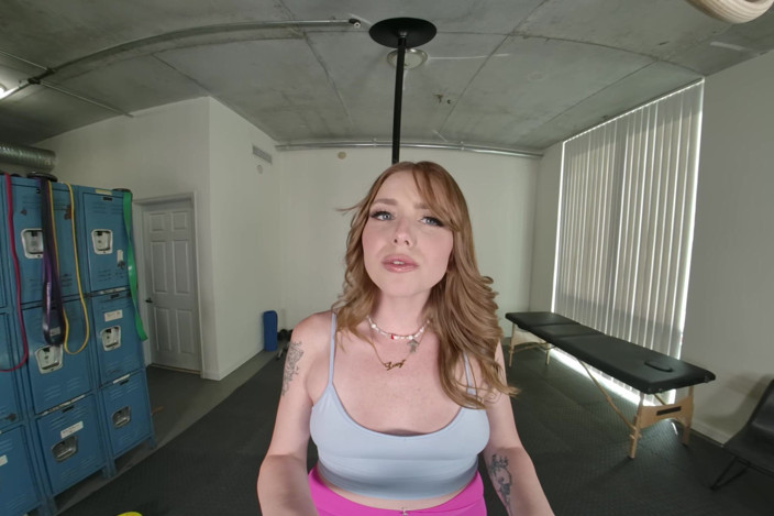 Porn Corn VR: Lucy Foxx Private Yoga Session